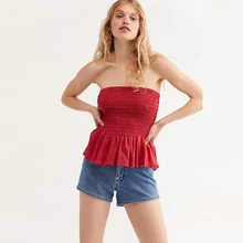 Для женщин Bodycon юбка в виде хвоста русалки Высокая Талия Slim с рюшами, облегающее по бедрам плотный стильный Сексуальный Saias Jupes Falads Элегантный Femme Топ