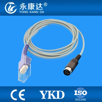 

Datascope spo2 extension cable, Din8pin to DB9P