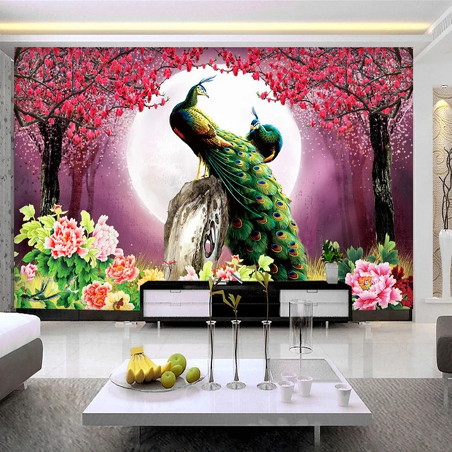 Custom 3D Wallpaper Mural Modern Natural Landscape Forest | BVM Home