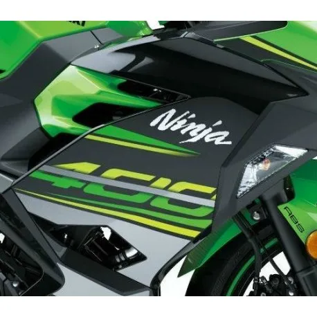 Для Kawasaki ninja400 Ninja 400 из настоящего углеродного волокна Верхняя панель/Нижняя рамка для Ninja400