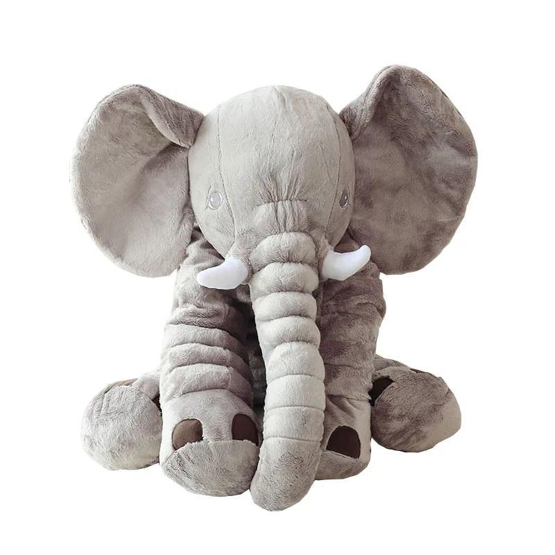 

Dorimytrader 80cm Plush Cartoon Elephant Toy Giant Stuffed Soft Hot Animal Hug Pillow Doll Baby Present DY61222