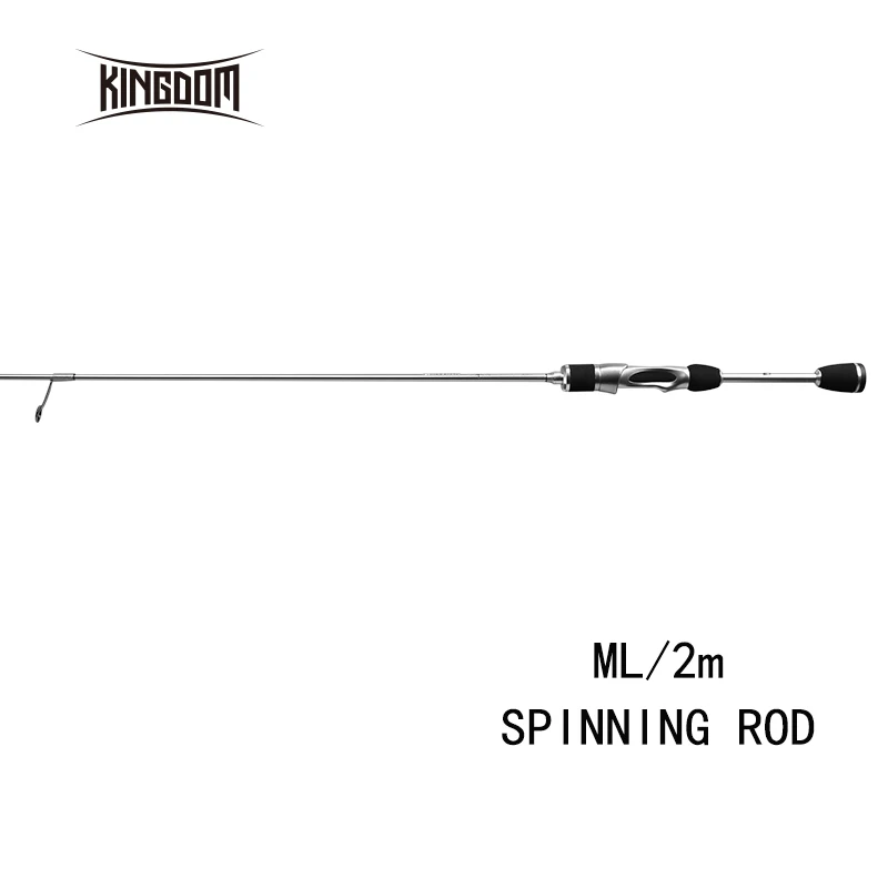 Kingdom удилище s из углеродного волокна 2 секции 1,89 М 2,1 М 0,5-20 г вес приманки 2-16LB вес лески спиннинг литье приманки удочка - Цвет: Бургундия