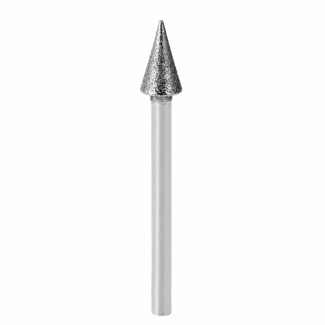 20Pcs Diamond Drill Bit 3mm Shank Diamond Grinding Heads High Strength Mini Drill Burrs Bit Set for Rotary Tool Mayitr