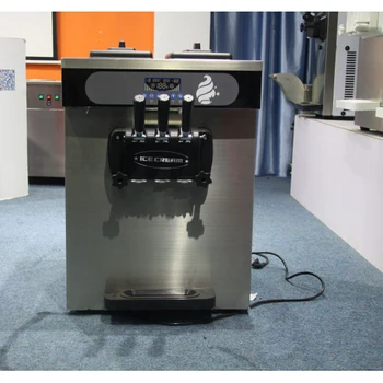 

2+1 mixed flavours Table top frozen yogurt ice cream machine and Soft Serve Ice Cream Machine