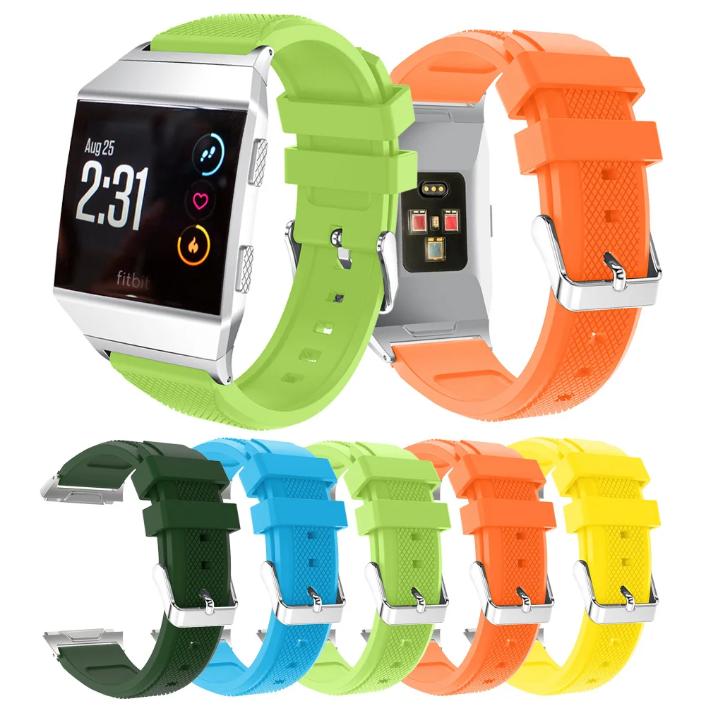 

Pineapple Design For Fitbit ionic Bands Soft Silicone Adjustable Replacement Sport Strap for Fitbit Ionic Smart Watch Belt