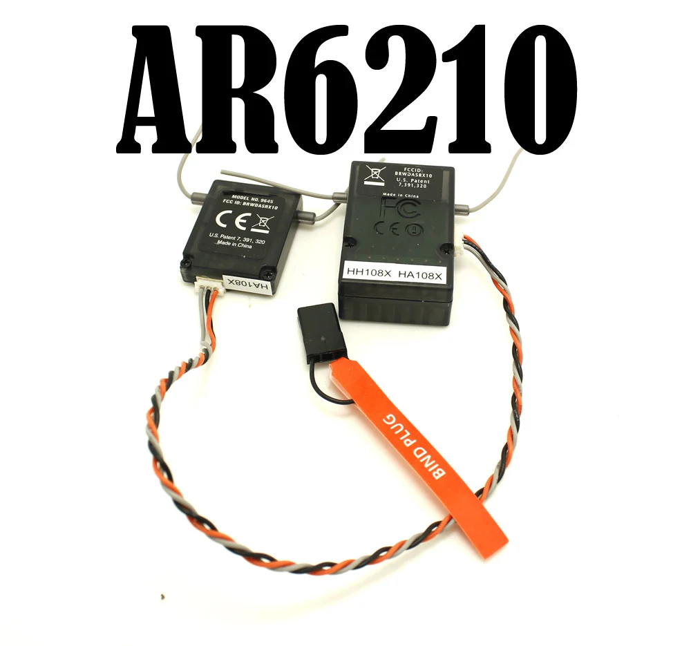 

10PCS/LOT AR6210 6CH RC RECEIVER 2.4GHZ FOR RC HELICOPTER AIRPLANE RANGE 600M