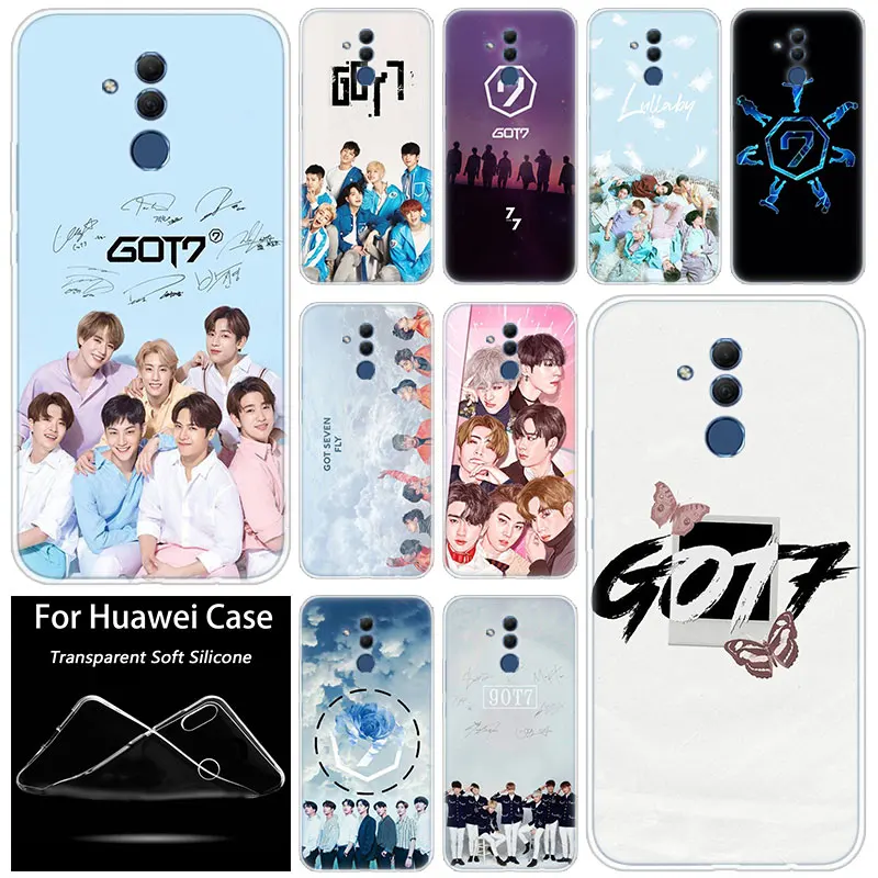 Модный мягкий силиконовый чехол Kpop GOT7 для Huawei Mate 10 20 Lite Pro Y7 Y9 Prime 2019 Y5 Y6 2018 2017 |