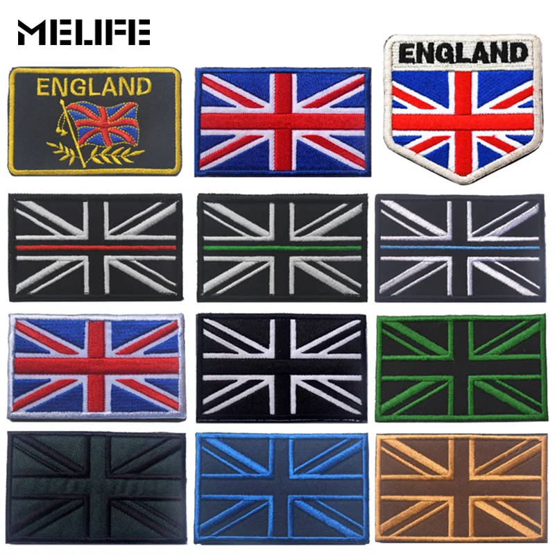 Спортивные сувениры нашивки военные тактические вышитые патч Англия, британский cоединенное Королевство Великобритания Флаг значки на одежду сумка