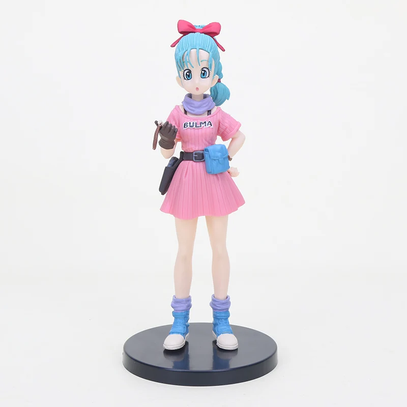 Dragonball bulma figura Dragon Ball Z скульптуры большой Bluma Супер saiyan gogeta broly vegeta ПВХ Фигурки Модель игрушки - Цвет: 3427 bag