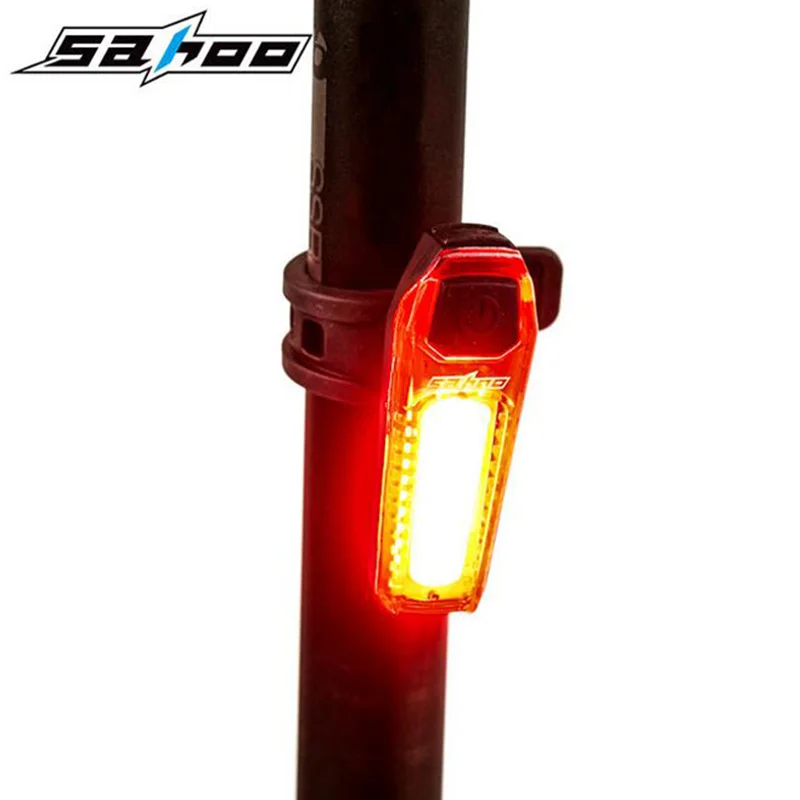 Cheap Bike Light Set COB Led Bicycle Lights USB Charging Back Rear Light Cycling Rear Taillight linterna bici Warning Lamp 4