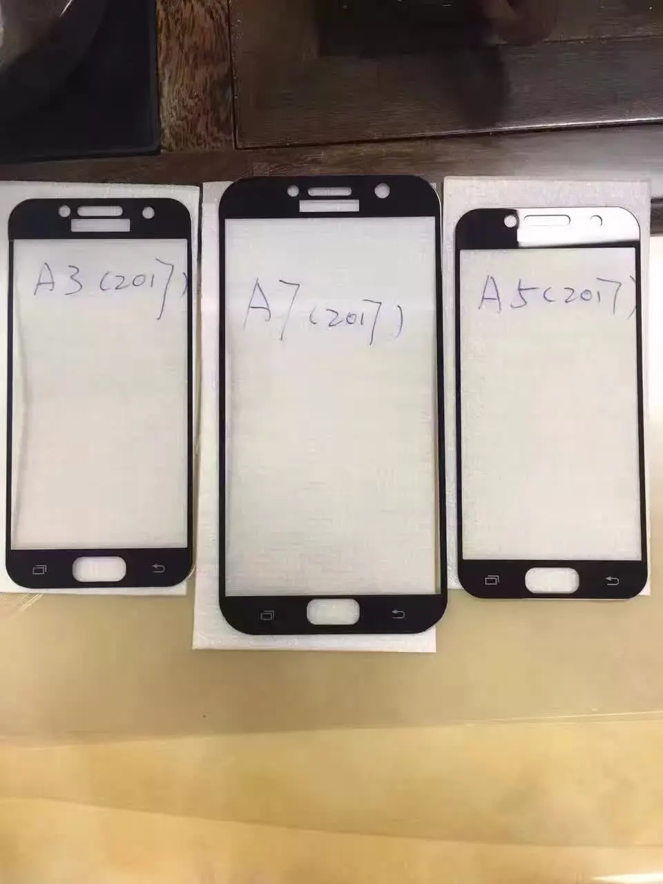 BotexBling прозрачная полноэкранная защитная пленка из закаленного стекла для samsung galaxy A3 A320 A5 A520 A7 полное покрытие