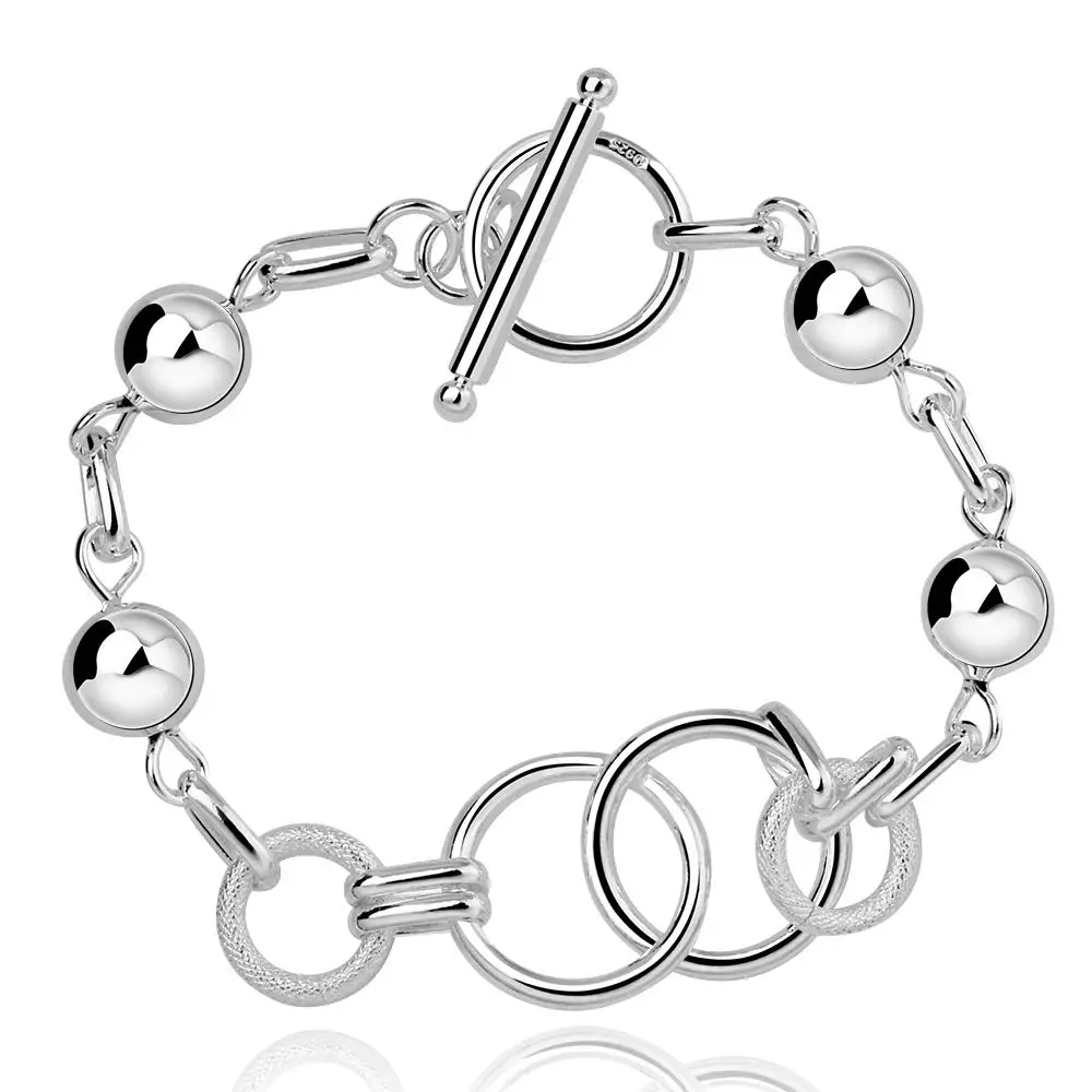 Free Shipping aliexpress silver circle easy style men bracelet horloge SMTH351 Aliexpress