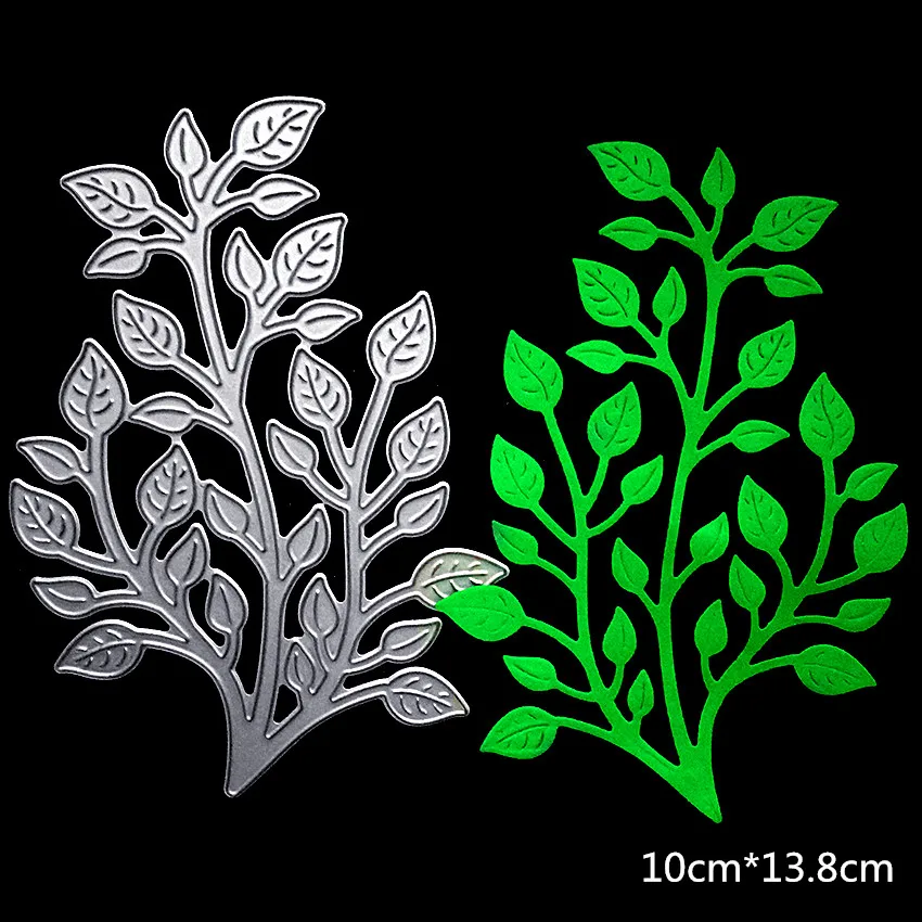  Leaf Branches Vines Metal Cutting Dies For Photo Album Party Festival Invitation Festival Paper Car - 32862761000