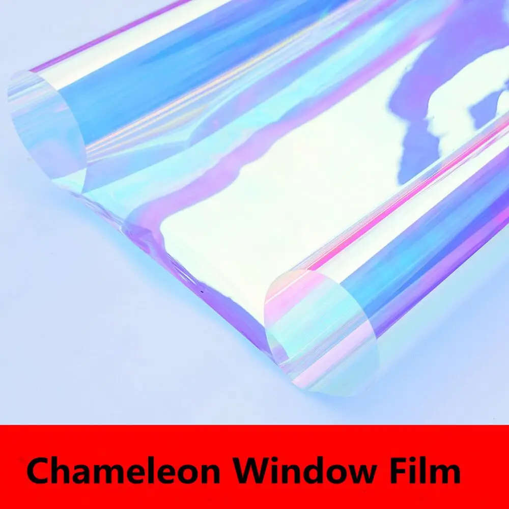 137cm*20m Rainbow Window Film Beautiful Iridescent Acrylic Glass