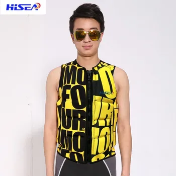 

Hisea Life Vest Jacket Men Women Buoyancy Motorboat Floating Device Neoprene Upstream Drifting Surf light Weight Sea Fishing