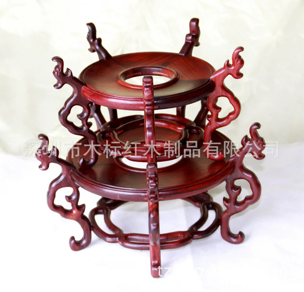 

Base wood carving wooden pedestal base