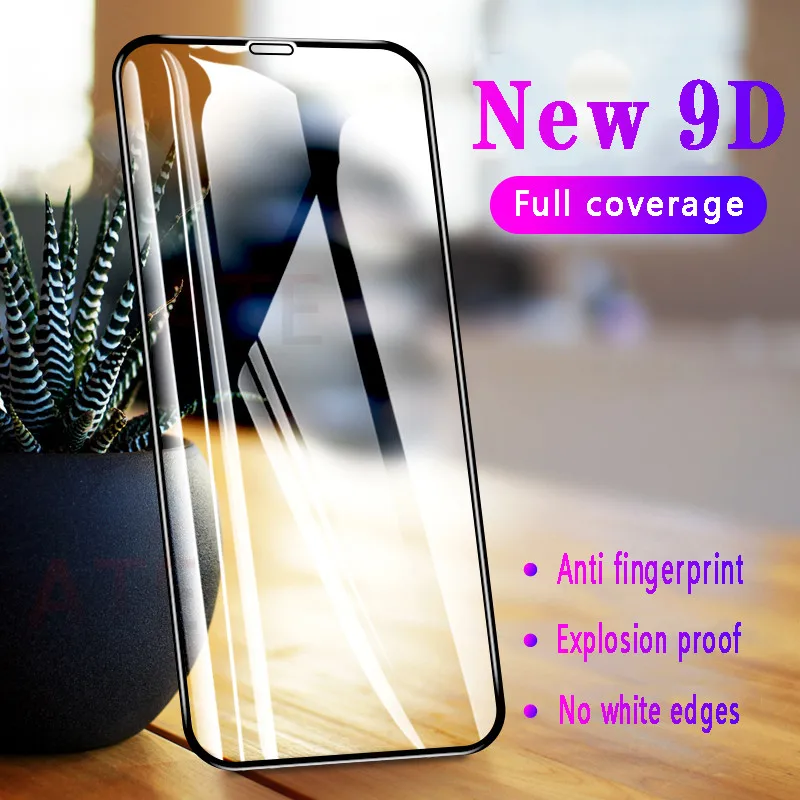 

ATE Full Cover Tempered Glass for iPhone 6 6s plus 8 7 plus screen protector iPhone x Xs Max Xr 7 Plus Screen Protective Glass