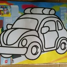100 шт./лот, цветная Песочная живопись наборы Хэллоуин игрушки для детей