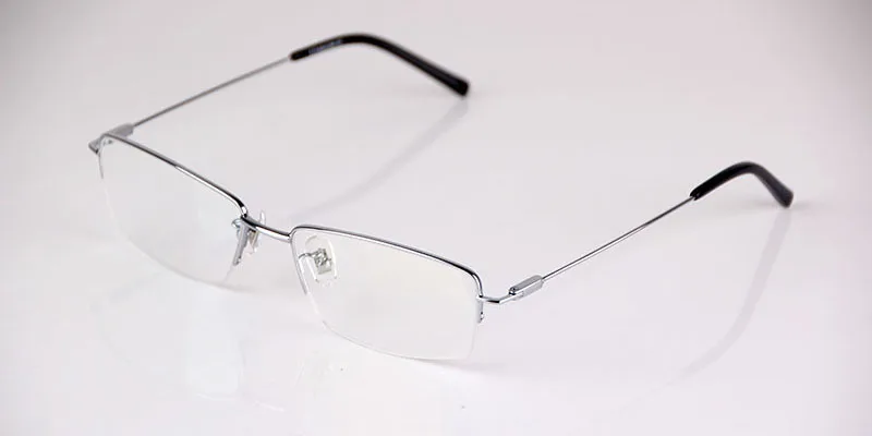 Модные мужские очки для чтения из чистого титана, тонкое покрытие, антибликовые линзы, половинная оправа, размер 54-17-140мм диоптрий+ 0,5-+ 4,0 9065