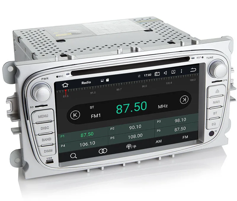 Excellent 7" 2G RAM Android 8.1 1024*600 Car DVD For Ford Mondeo Focus S-Max C-Max Galaxy Kuga 2007 2008 2009 2010 2011 Radio GPS wifi BT 4