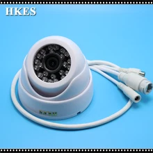 HKES 8pcs/lot Indoor Audio Camera Wired Mini IP Cam HD 1080P Video and Video Home Surveillance System Cam