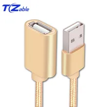 USB 2,0 кабель-удлинитель папа-мама 0,5 м 1 м 2 м 3 м соединительная линия для ПК ноутбук U диск мышь USB удлинитель