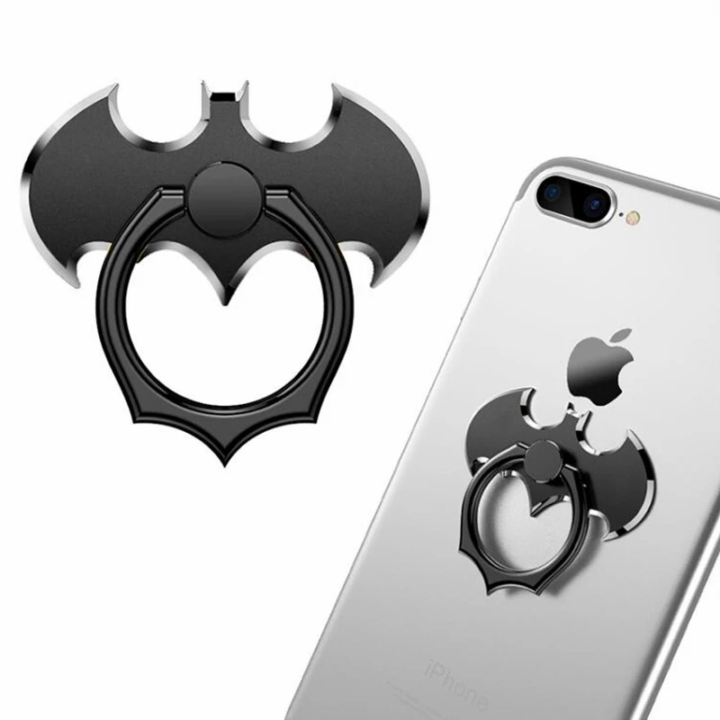 SYRINX Metal Luxury Batman Universal Finger Ring Smartphone Mobile Cell Phone for IPhone X Xs Max Xiaomi Mi8 Mi9 Samsung Holder SYRINX Metal Luxury Batman Universal Finger Ring Smartphone Mobile Cell Phone for IPhone X Xs Max Xiaomi Mi8 Mi9 Samsung Holder
