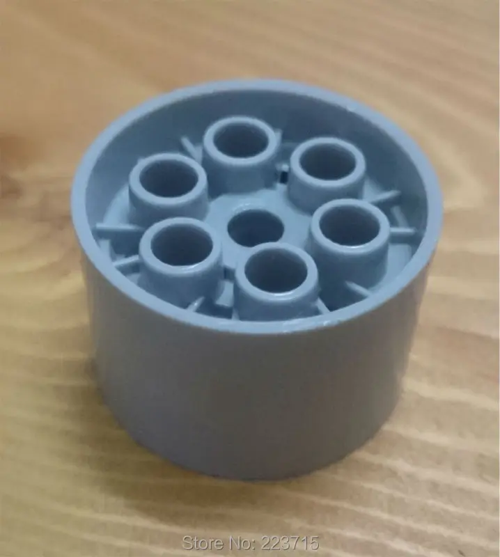 

*Cylinder w. 6 holes* 10pcs DIY enlighten block brick part No. Compatible With Other Assembles Particles