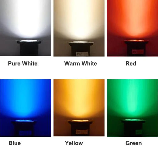 Lâmpadas de Iluminação ao ar Livre à Prova Luzes Subterrânea Enterrado Água Paisagem Jardim dc 12 v - 24 Led d' 3 Cheap Lâmpadas subterrâneas