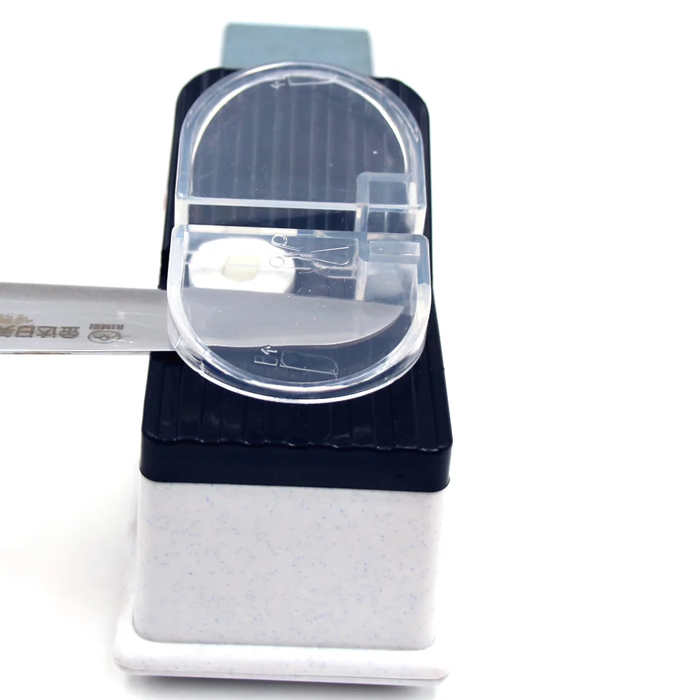 Cena LIHUACHEN D1 elektryczna ostrzałka do noży automatyczna szlifierka regulowana do noży kuchennych scyzoryk ostrzarka nożycowa