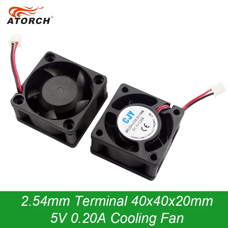 

40x40x20mm Cooling Exhaust Fan 5V 0.20A 40MM 4CM 4020 DC CPU Brushless Cooling Cooler USB load tester Ventilation Fan