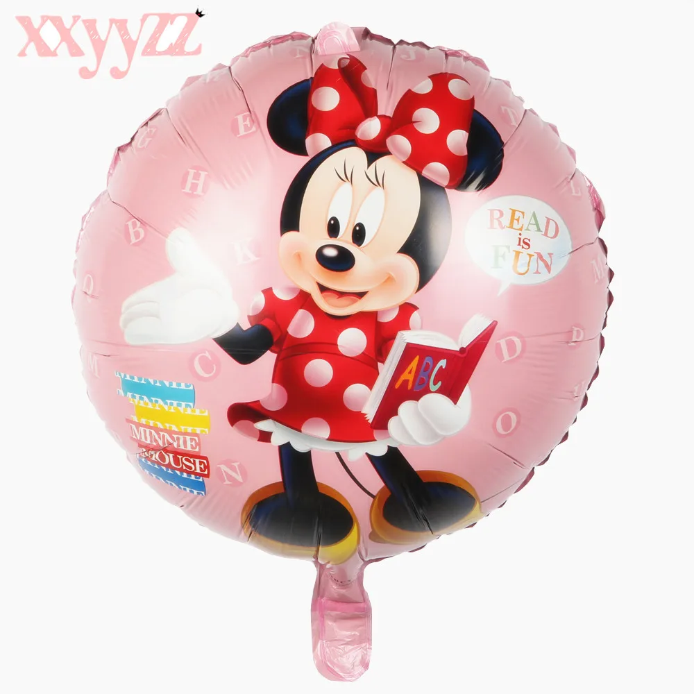 XXYYZZ 18 дюймов воздушные шары в форме сердца на день рождения из алюминиевой фольги, праздничные украшения для дня рождения, Детские гелиевые шары, вечерние шары