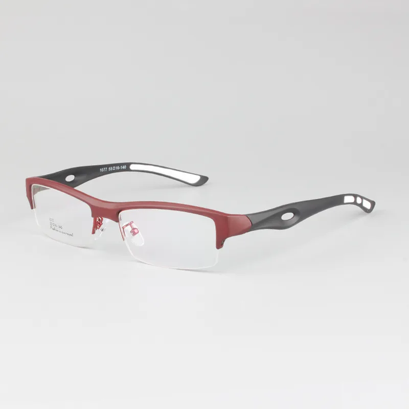 Red frame black leg Brightzone модная оправа движения мужские очки многоцветные близорукость оптика очки мужские прозрачные винтажные очки Новинка - Цвет оправы: Red frame black leg