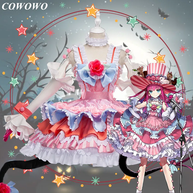 Аниме! Fate Grand Order FGO Erzsebet Bathory великолепное семислойное платье лолиты форма для