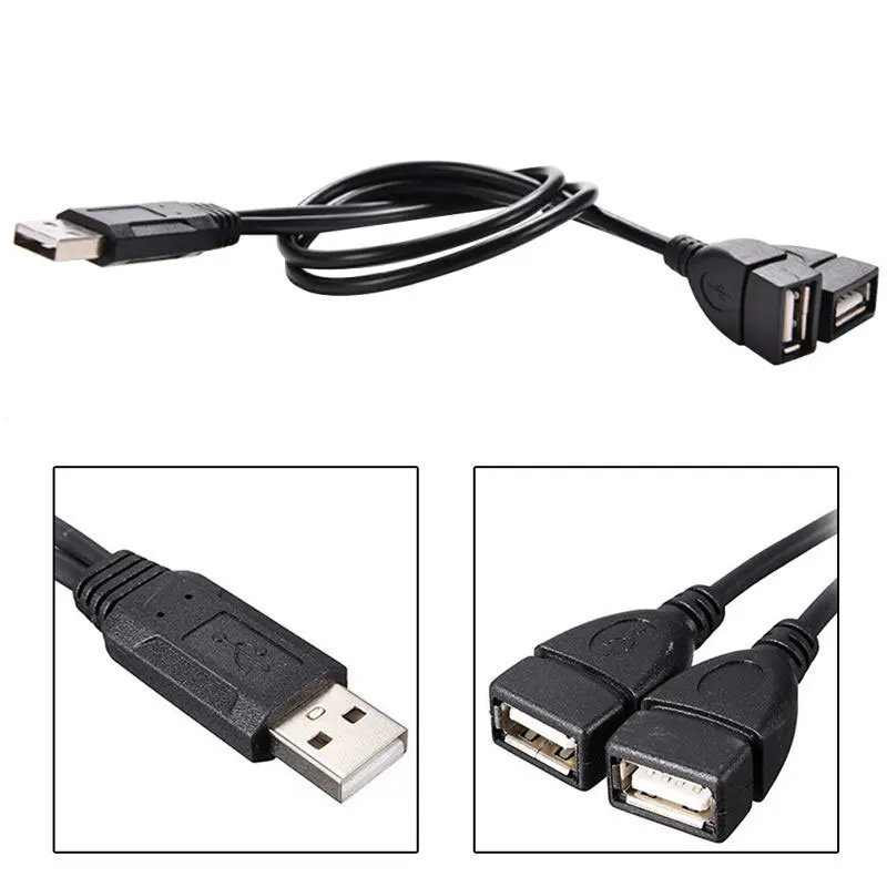 Usb кабель с разъемом Папа два и Мама папа| |