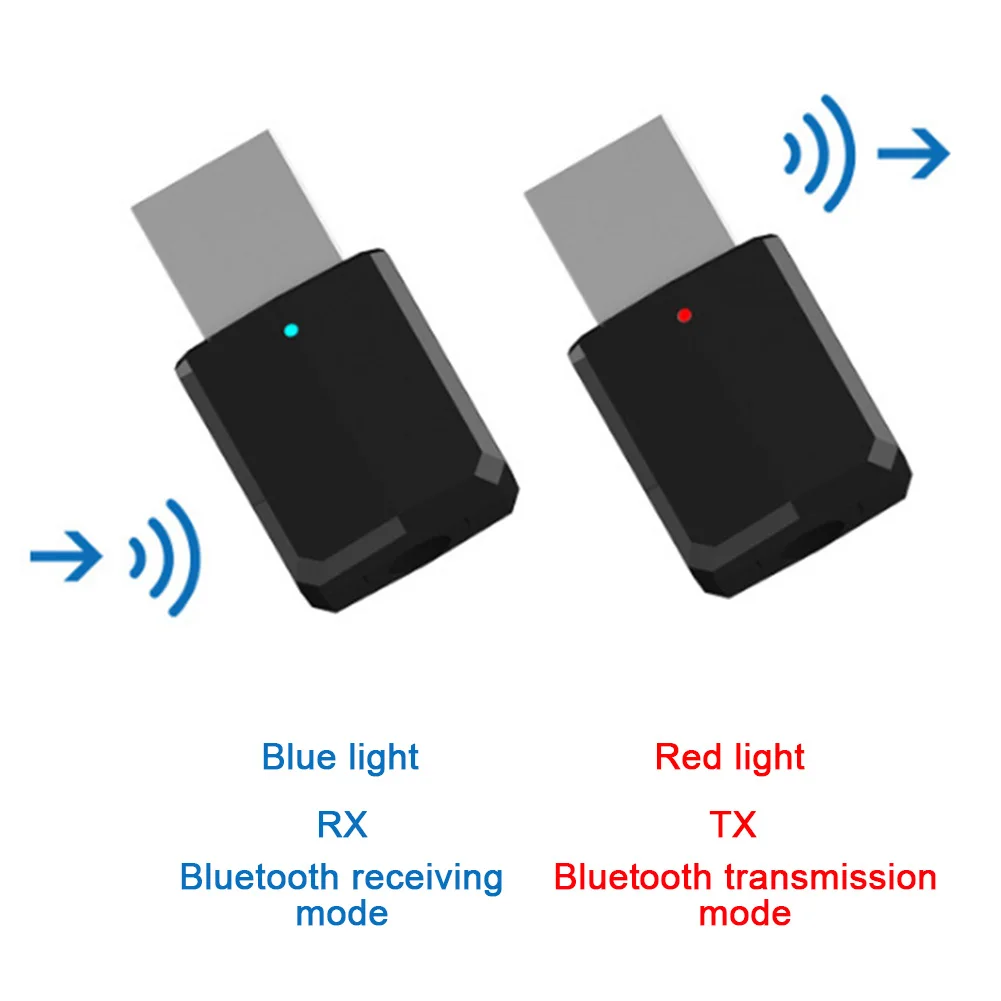 Bluetooth передатчик простое использование стерео Прочный портативный приемник аудио адаптер стабильный домашний USB питание беспроводной компьютер