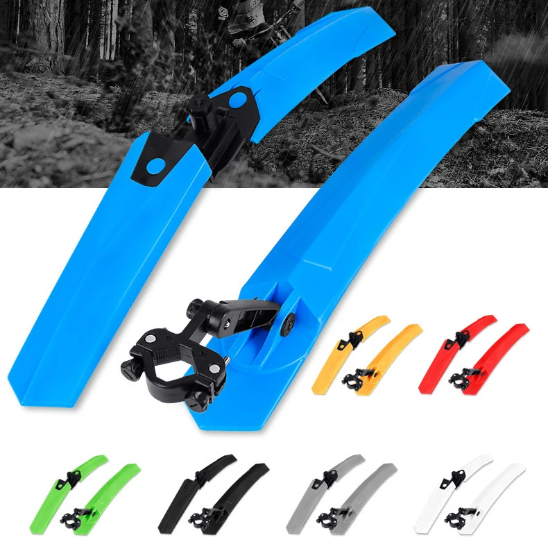 Bike Fenders Bicycle Mudguard Plastic Lightweight Set Mud Guards Wings