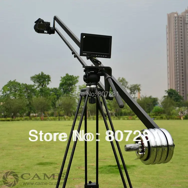2.4M 8ft Fluid pan head Camera Crane Jibs Jib Arm Crane for Video