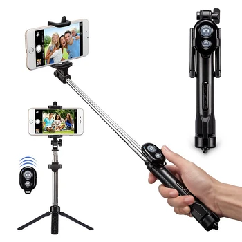 

Bluetooth Wireless Selfie Stick Tripod Remote Handheld Monopod Self bastone selfy stik Camera for iphone IOS Android