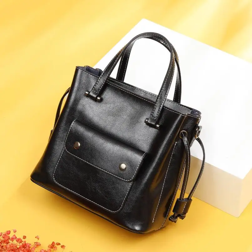 

FoxTail & Lily Women Real Leather Tote Bag Luxury Designer Purse and Handbags Genuine Leather Shoulder Messenger Crossbody Bags