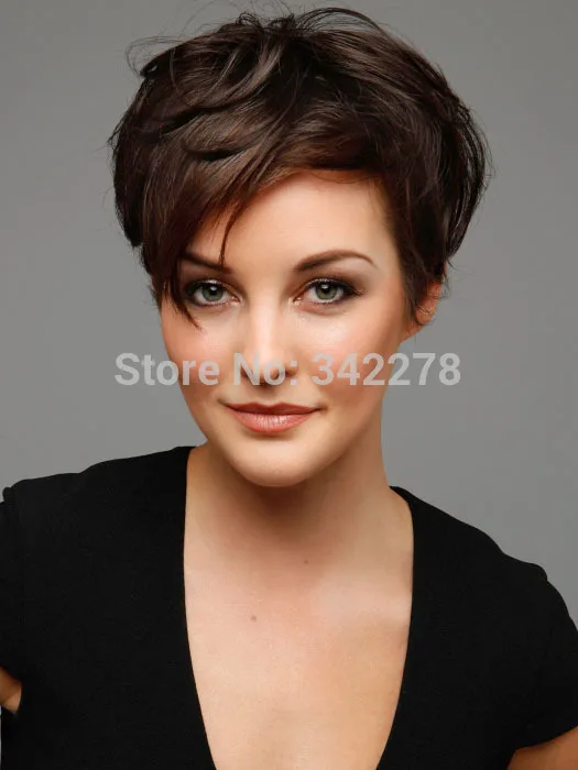 Fashion New womens Chic womens Cut Hairstyle Synthetic 
