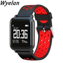 Wyelan Smartband 0,9" OLED Экран монитор сердечного ритма крови кислородом артериального давления IP68 Водонепроницаемый трекер Smart часы