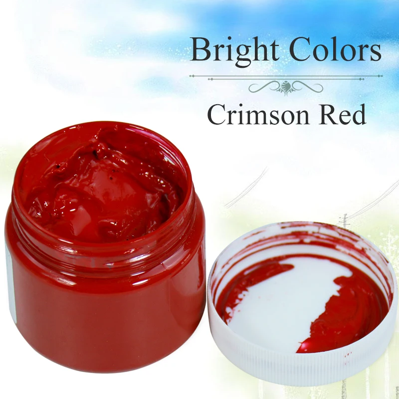 

100ml Crimson Red Color Watercolor Paints Gouache Paint Colorful Paints Gouache Drawing Art Supplies Water Color