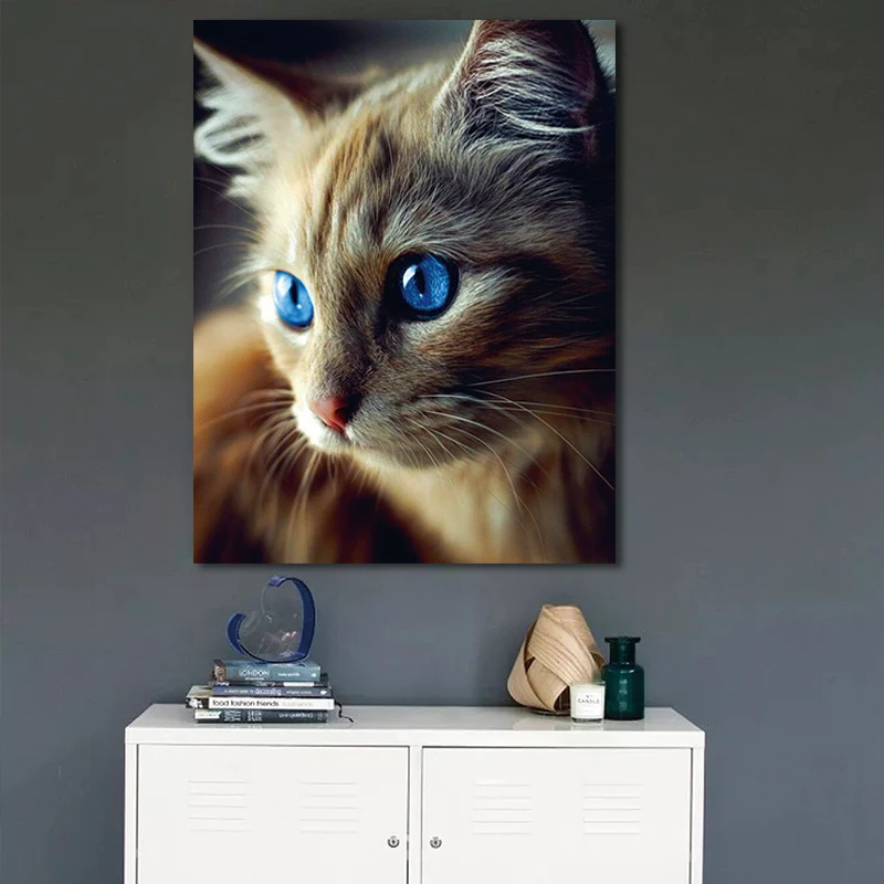 Billige Farbe durch zahl kunst malerei durch zahlen Kunst nette tier anlage katze fisch vogel wohnzimmer schlafzimmer dekorative malerei