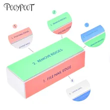 Pooypoot 3 шт пилка для ногтей Профессиональный 4 способа полировальные бруски полировка и шлифовка файлов Набор для украшения ногтей инструменты для маникюра
