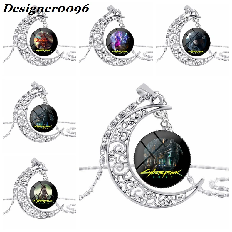 

Cyberpunk 2077 2018 New game cosplay cyberpunk role playing props fashion cos necklace high quality alloy pendant accessories