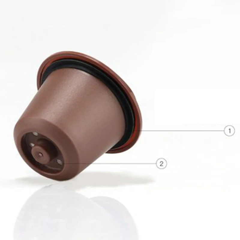 

7pcs Reusable Coffee Capsules Pods Spoon Kit Home Brewing For Nespresso Coffeemaker Machine Coffeeware Set