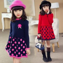 2018Autumn Winter New Baby Girls Sweater Dress Children knitted Dress Kids Clothes Sweater Girls Dresses For Party And Wedding 2018Autumn Winter New Baby Girls Sweater Dress Children knitted Dress Kids Clothes Sweater Girls Dresses For Party And Wedding