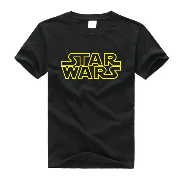 Camiseta estampada de Star Wars Para Hombre Camisetas Masculinas 2018 Manga Curta Camisa Masculina talla XS-2XL