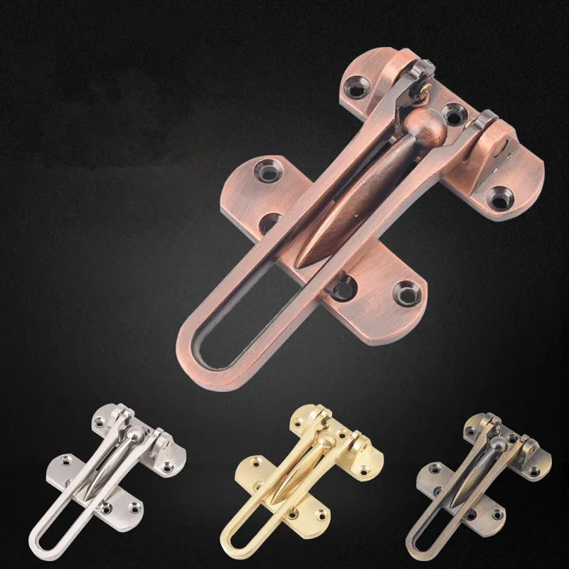 

Hasp latch lock Stainless Steel Door Chain Anti-theft Clasp Window Cabinet Locks home Hotel Window door bolt lock door hardware